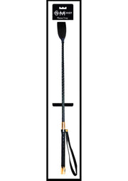 Sex and Mischief Vegan Leather Please Crop - Black